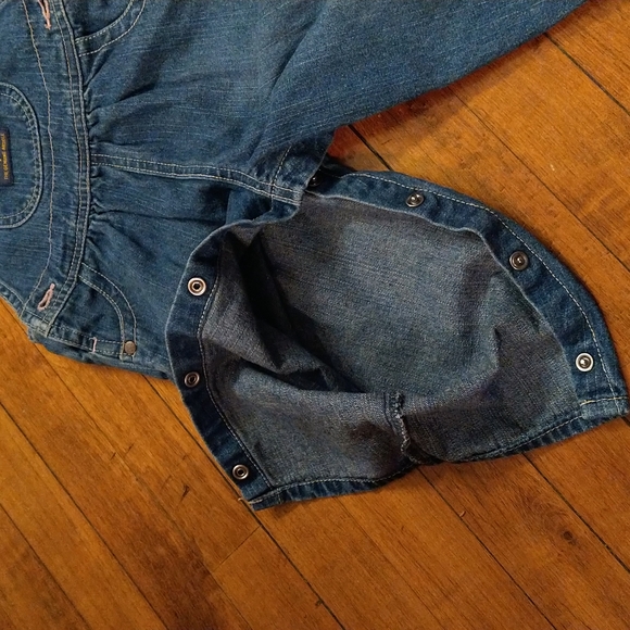 Size 18 months baby girls Oshkosh blue overalls - Picture 12 of 14